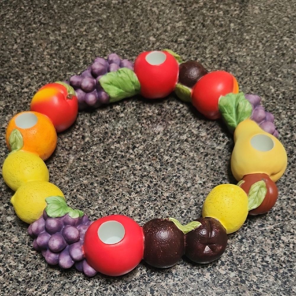 Partylite candle wreath
